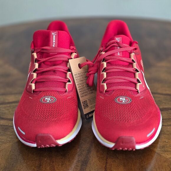 Nike Zoom Pegasus 41 NFL San Francisco 49ers Team Issued PE Men's 9.5 FZ5070-600 - Picture 3 of 16